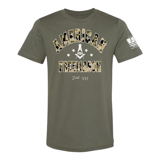 Military Veteran Freemason T-Shirt