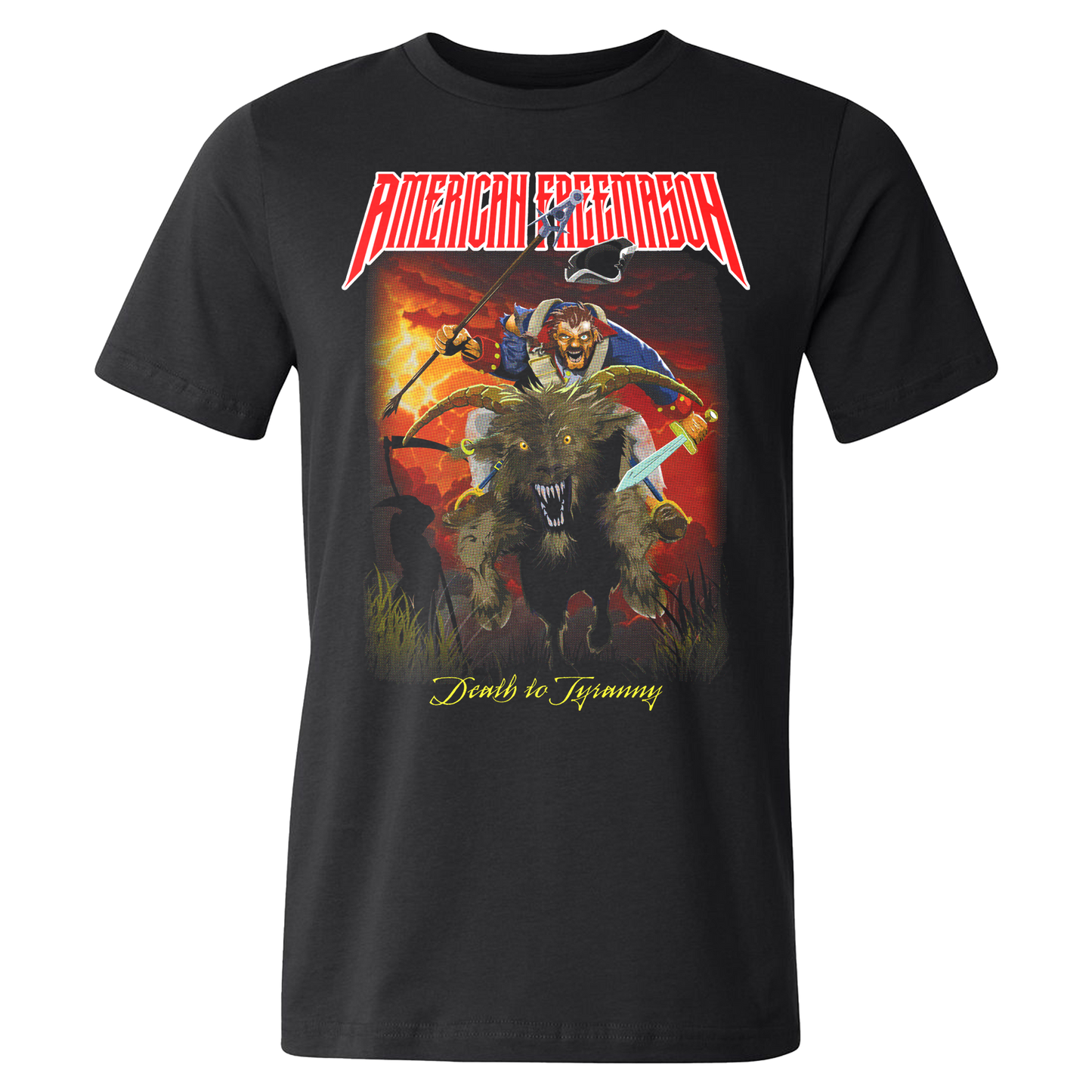 Retro Concert Style Freemason T-Shirt