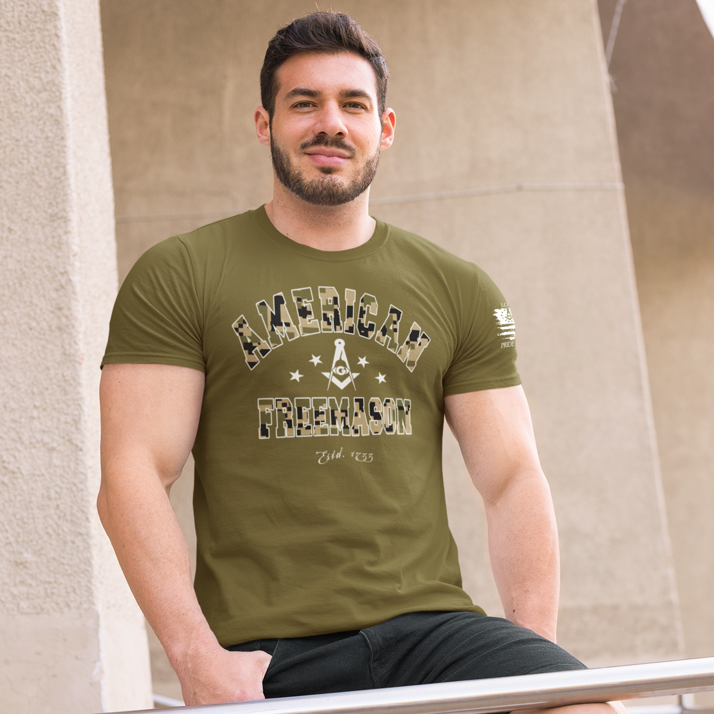 Military Veteran Freemason T-Shirt