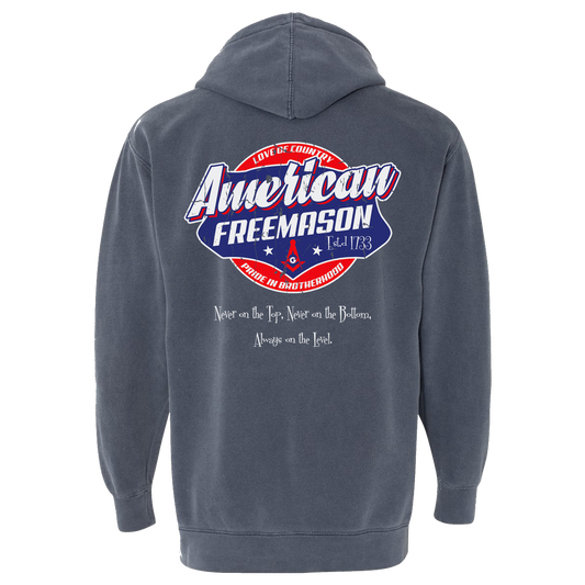 Vintage Americana Freemason Hoodie