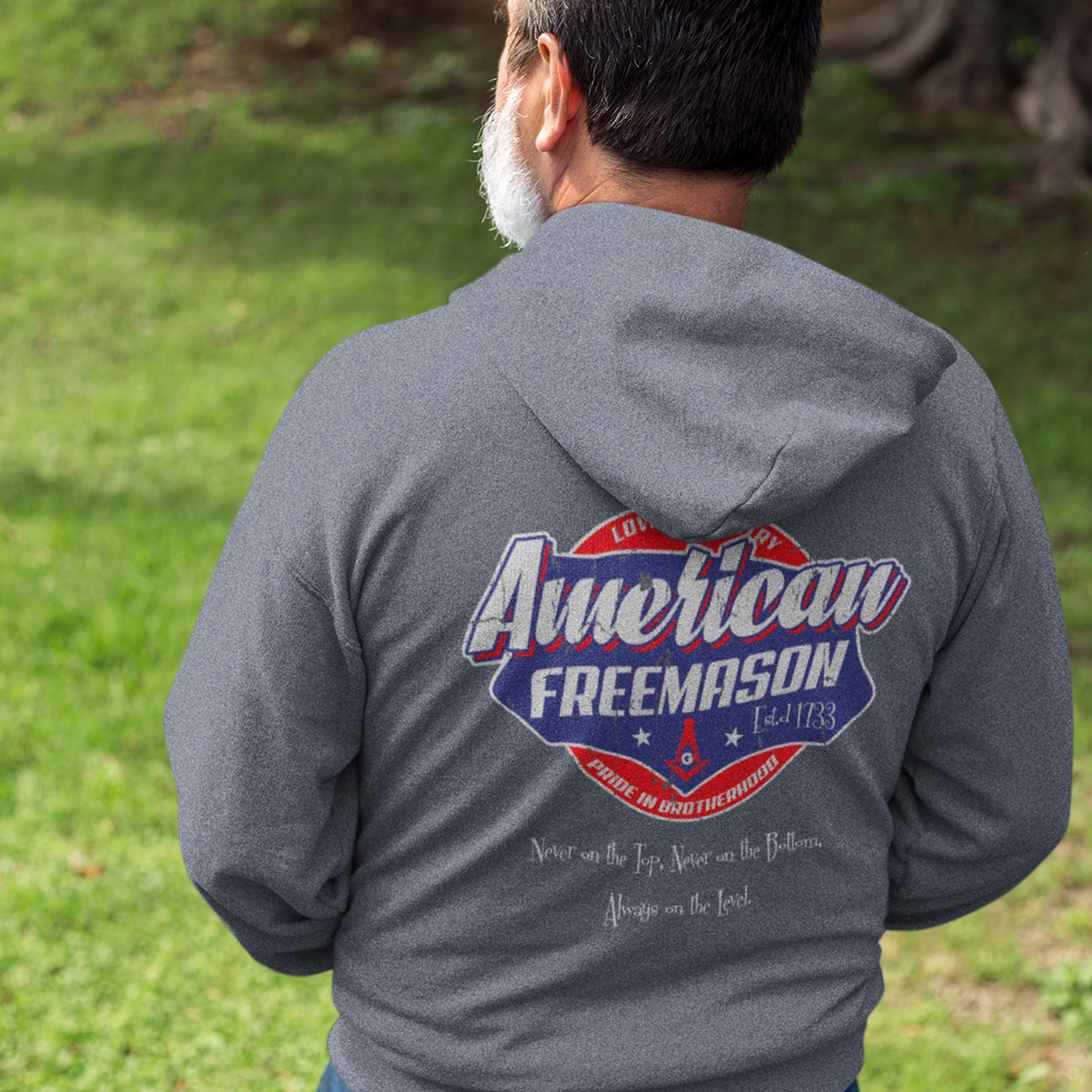 Vintage Americana Freemason Hoodie